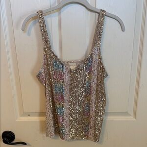 Altar'd State Shimmering Sequin Camisole